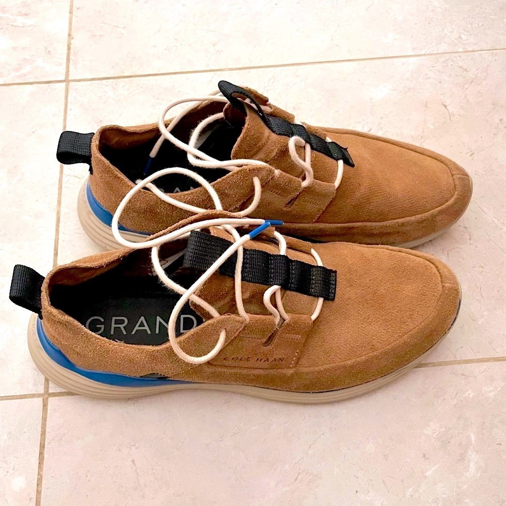 Cole Haan Brown Casual Sneakers with Suede Finish